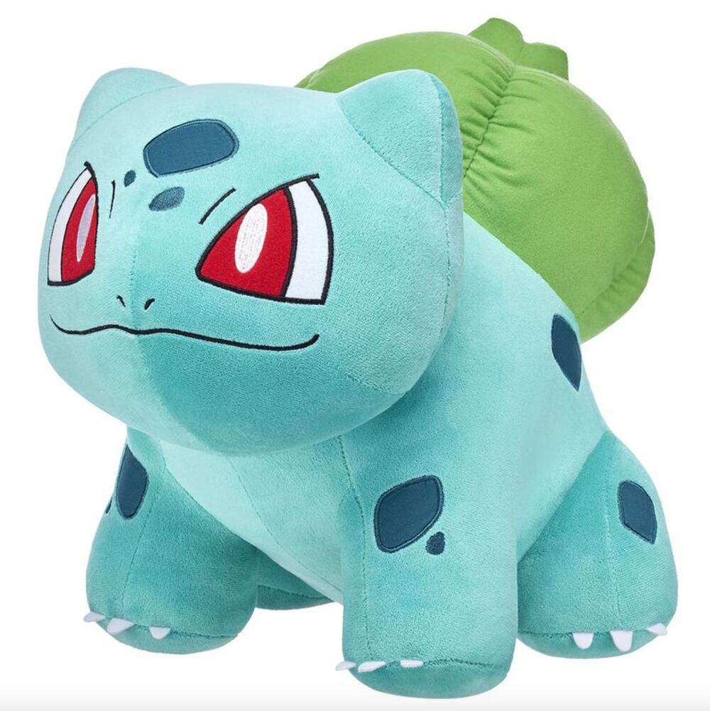 Build-A-Bear Workshop Pokemon Bulbasaur 2017 talking plush toy 16x14x12